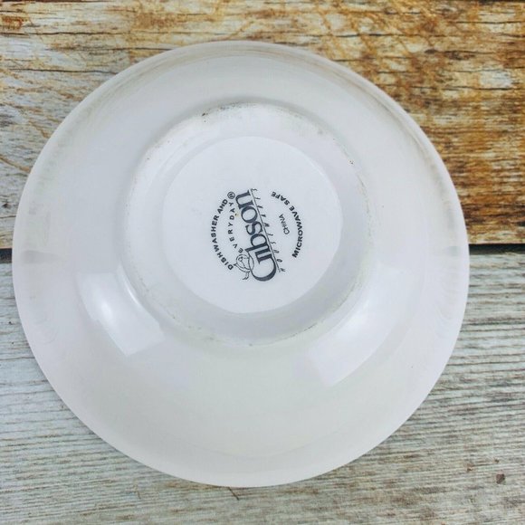 Gibson CHRISTMAS RADIANCE Cereal Bowls Set 4 - Picture 2 of 8